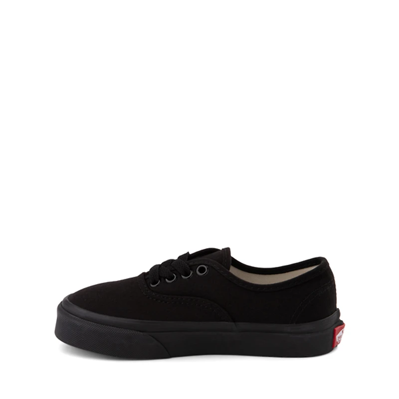 Vans Authentic Skate Shoe - Little Kid Black Monochrome