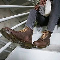 Dr. Martens 1460 8-Eye Aztec Crazy Horse Boot - Brown