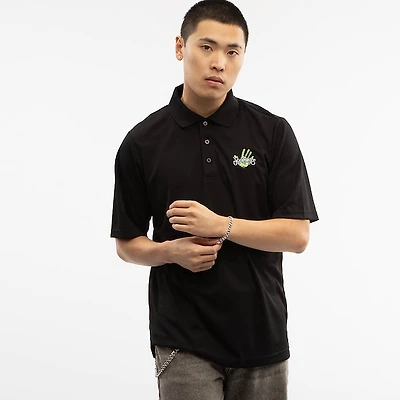 Mens Journeys Logo Polo - Black