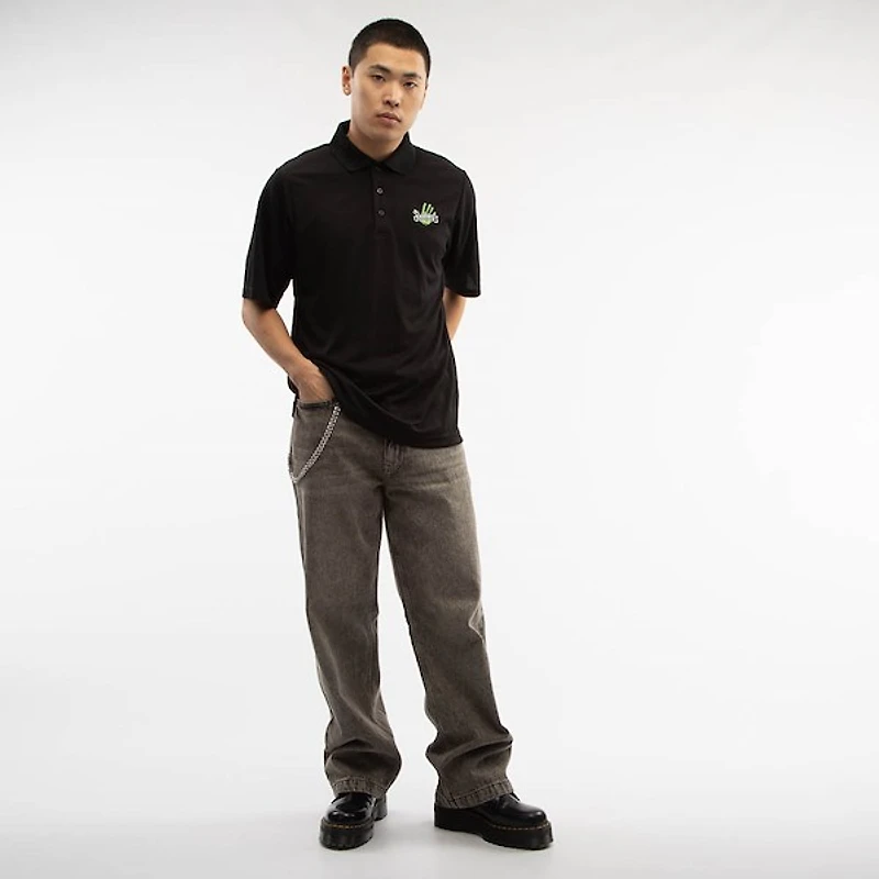 Mens Journeys Logo Polo - Black