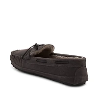 Mens Minnetonka Casey Slipper - Charcoal