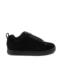 Mens DC Court Graffik Skate Shoe - Black Monochrome
