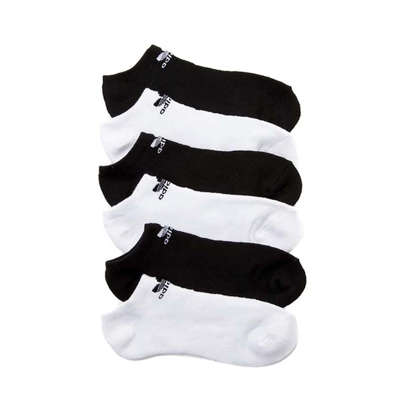 adidas Low Cut Socks 6 Pack - White / Black