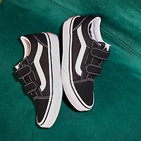 Vans Old Skool V Skate Shoe - Little Kid Black