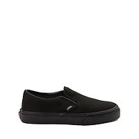 Vans Classic Slip-On Skate Shoe - Little Kid Black Monochrome