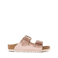 Birkenstock Arizona Slide Sandal - Little Kid / Big Electric Metallic Copper
