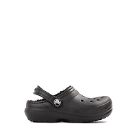 Crocs Classic Fuzz-Lined Clog - Baby / Toddler Black