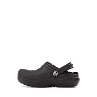 Crocs Classic Fuzz-Lined Clog - Baby / Toddler Black