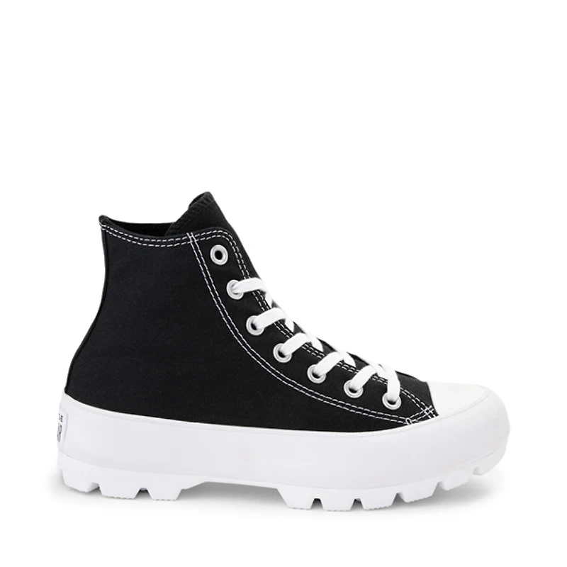 Womens Converse Chuck Taylor All Star Lugged High-Top Sneaker - Black