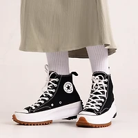 Converse Run Star Hike Platform Sneaker - Black / White Gum