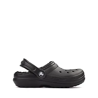 Crocs Classic Fuzz-Lined Clog - Little Kid / Big Black