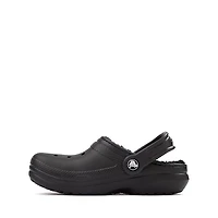 Crocs Classic Fuzz-Lined Clog - Little Kid / Big Black
