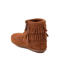 Minnetonka Double Fringe Bootie - Toddler / Little Kid - Brown