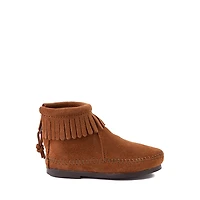 Minnetonka Back Zip Boot - Toddler / Little Kid - Brown