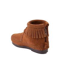 Minnetonka Back Zip Boot - Toddler / Little Kid - Brown