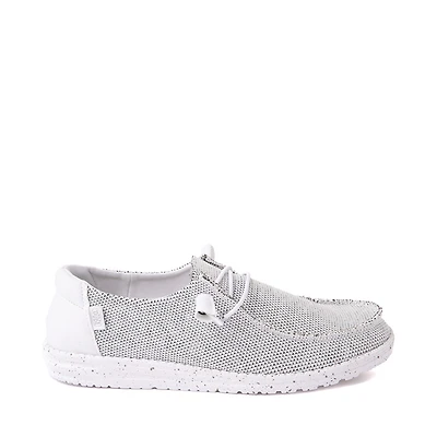 Womens HEYDUDE Wendy Sox Slip-On Casual Shoe - Stone White