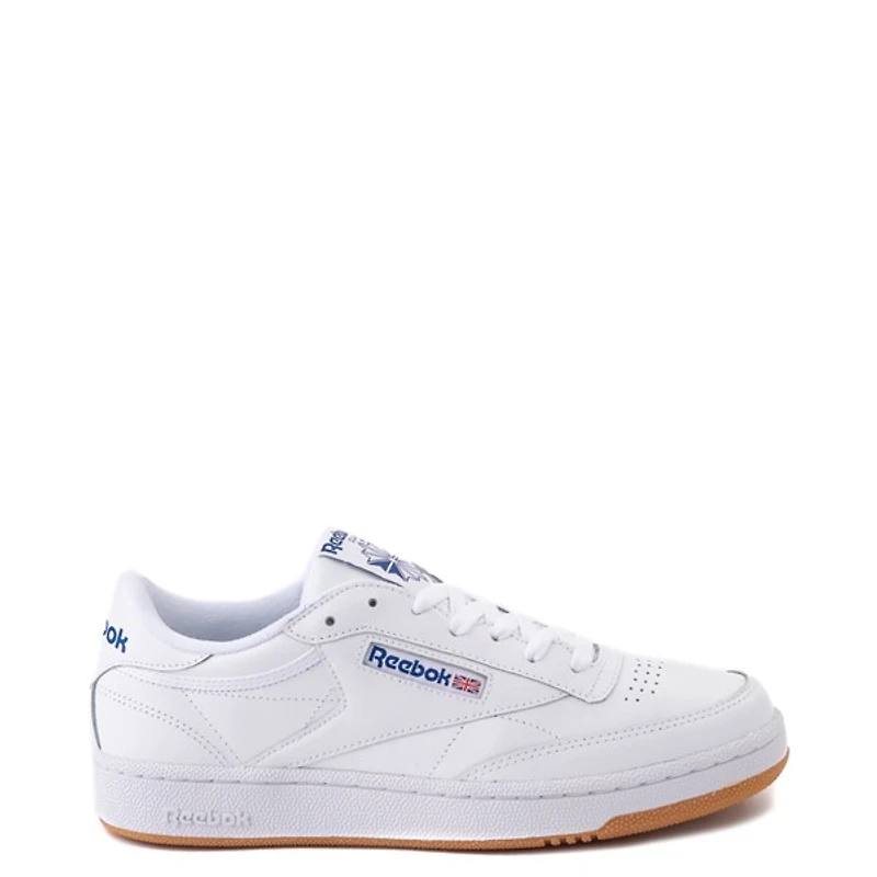 Mens Reebok Club C 85 Athletic Shoe - White / Royal Blue Gum