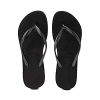 Womens Havaianas Slim Flatform Flip-Flop - Black