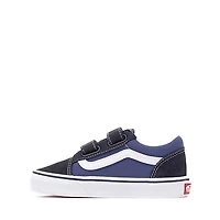 Vans Old Skool V Skate Shoe - Little Kid Navy / Black