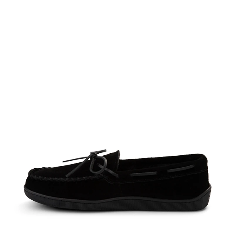 Mens Minnetonka Pile Lined Hardsole Slipper