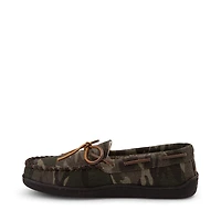 Mens Minnetonka Pile Lined Hardsole Slipper - Camo