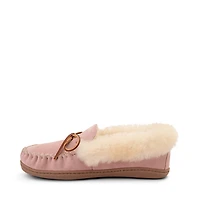 Womens Minnetonka Alpine Sheepskin Moc Casual Shoe - Blush