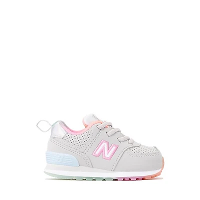 New Balance 574 Athletic Shoe - Baby / Toddler Grey Multicolor