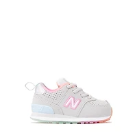 New Balance 574 Athletic Shoe - Baby / Toddler Grey Multicolor
