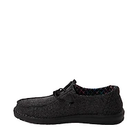 Womens HEYDUDE Wendy Sox Slip-On Casual Shoe - Black