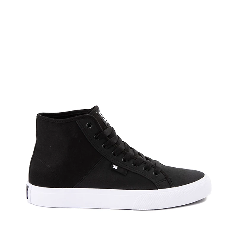 Mens DC Manual Hi SE Skate Shoe - Black
