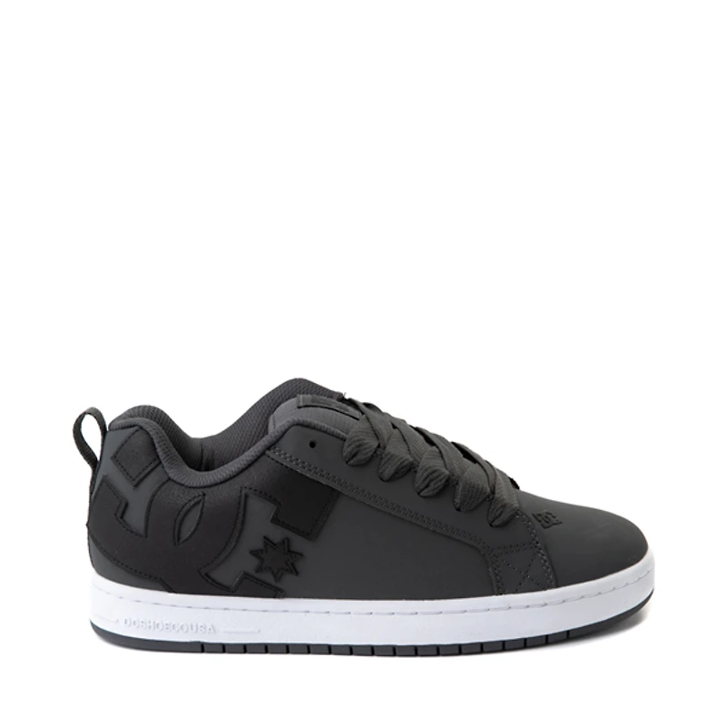 Mens DC Court Graffik Skate Shoe - Gray / Black