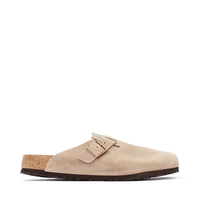 Mens Birkenstock Boston Soft Footbed Clog - Tobacco