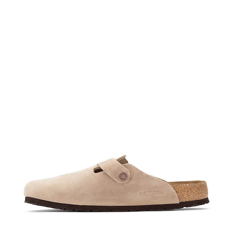 Mens Birkenstock Boston Soft Footbed Clog - Tobacco