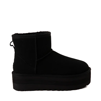 Womens UGG® Classic Mini Platform Boot - Black