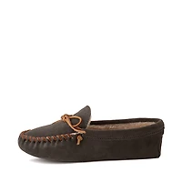 Mens Minnetonka Pile Lined Softsole Slipper - Gray