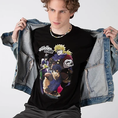 JoJo's Bizarre Adventure Tee - Black
