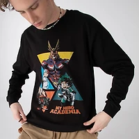 My Hero Academia Long Sleeve Tee - Black