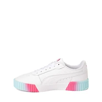 PUMA Carina 2.0 Fade Athletic Shoe - Big Kid White / Sunset Pink