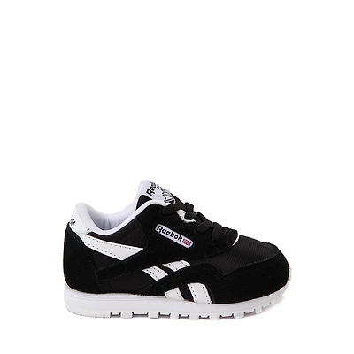 Reebok Classic Nylon Athletic Shoe - Baby / Toddler Black White