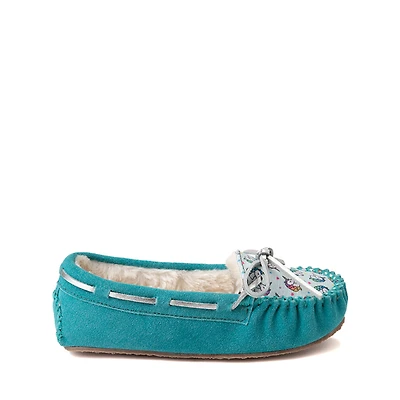 Minnetonka Cassie Moccasin - Toddler / Little Kid / Big Kid - Turquoise / Unicorns