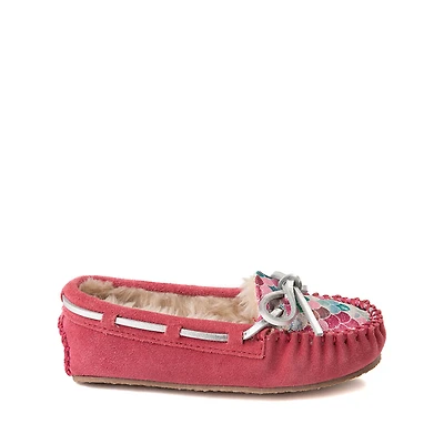 Minnetonka Cassie Moccasin - Toddler / Little Kid / Big Kid - Pink / Mermaid