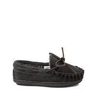Minnetonka Pile Lined Hardsole Slipper - Little Kid / Big Kid - Charcoal