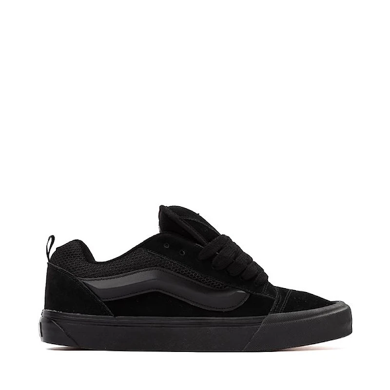 Vans Knu Skool Skate Shoe - Black Monochrome