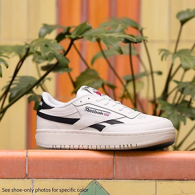 Womens Reebok Club C Double Revenge Athletic Shoe - Chalk / Black