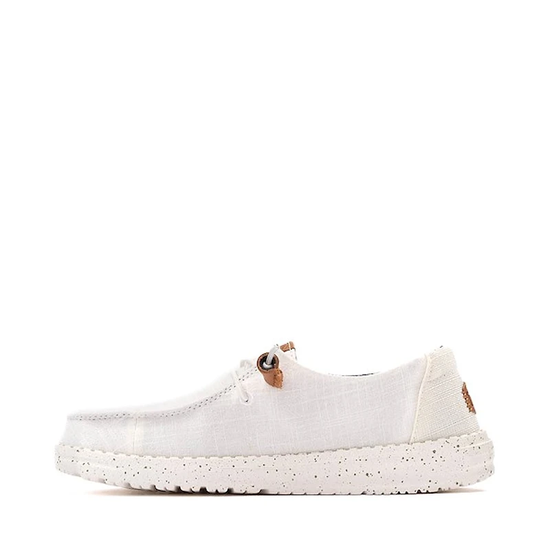 Womens HEYDUDE Wendy Slip-On Casual Shoe - White
