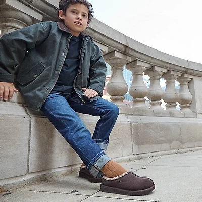 UGG® Tasman II Slipper - Little Kid / Big Kid - Dusted Cocoa