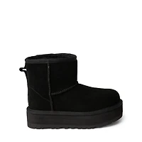 UGG® Classic Mini Platform Boot - Little Kid / Big Black