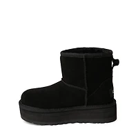 UGG® Classic Mini Platform Boot - Little Kid / Big Black
