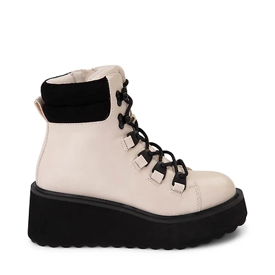 Womens Rocket Dog Handle Platform Hiker Boot - Bone
