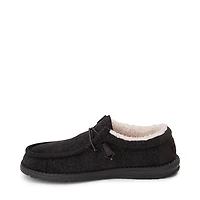 Mens HEYDUDE Wally Fleece Casual Shoe - Warm Grey